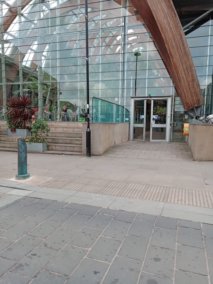 Winter Gardens entrance with step-free access
